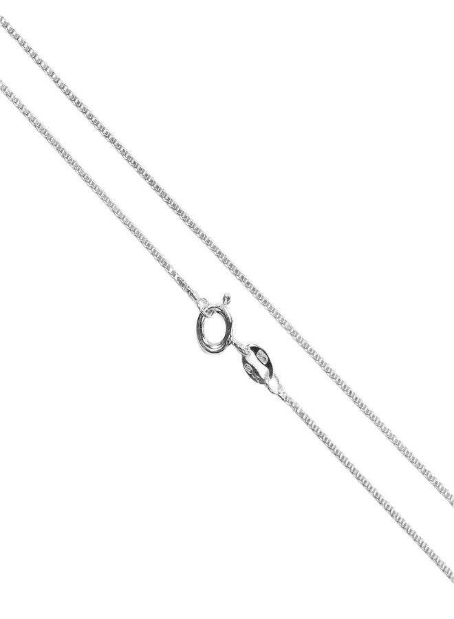 APOLEEA 925 Sterling Silver Italian Box Chain Necklace - Secure Spring Clasp, Perfect for Layering - Durable Necklace & Bracelet Chains for Everyday & Special Occasions - Image 1